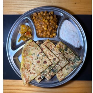 Cheese Paratha Platter