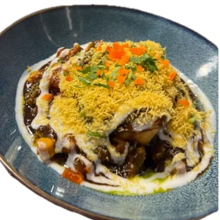 Chole Aloo Tikki Chaat